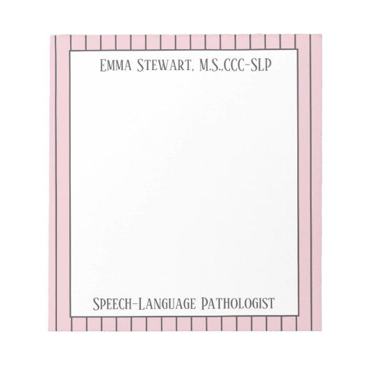 Look@ Custom SLP Notebook! Notizblock (Vorderseite)