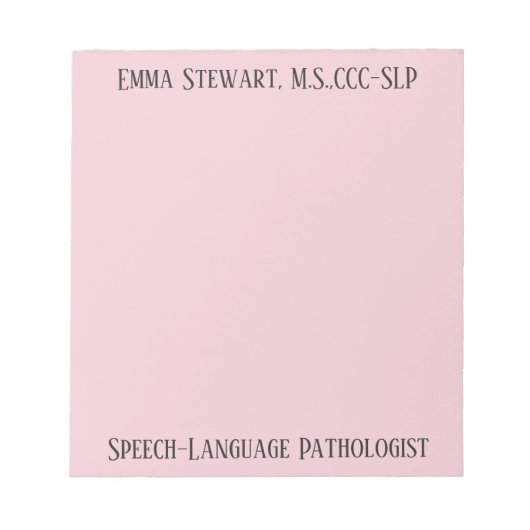 Look@ Custom SLP Notebook! Notizblock (Vorderseite)