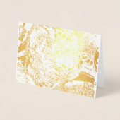 Look der Liebe Golden Folienkarte (Vorderseite)