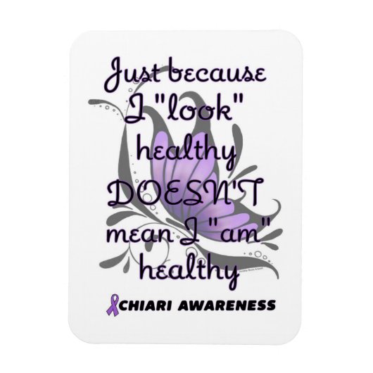 "Look" Gesund/Schmetterling...Chiari Magnet (Vertikal)