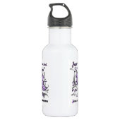 "Look" Gesund/Schmetterling...Chiari Trinkflasche (Rückseite)