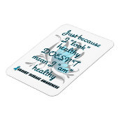 "Look" gesund/Schmetterling...Graves' Magnet (Linke Seite)