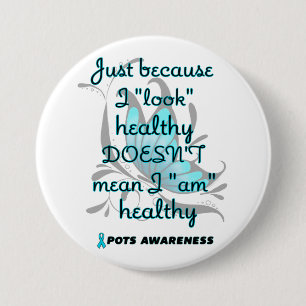 "Look" gesund/Schmetterling...POTS Button