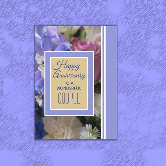 Look @ Happy Jubiläum zu Paar Grußkarte Karte