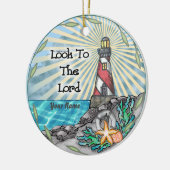 Look Lighthouse Christlich Keramik Ornament (Links)