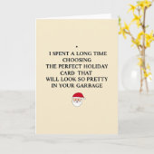 Look Pretty In Your Garbage Funny Sarcastic Karte (Gelbe Blume)