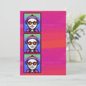 Look See and Shades Einladung (Stehend Vorderseite)