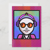 Look See and Shades Einladung (Rückseite)