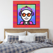 Look See and Shades Leinwanddruck (Insitu (Schlafzimmer))