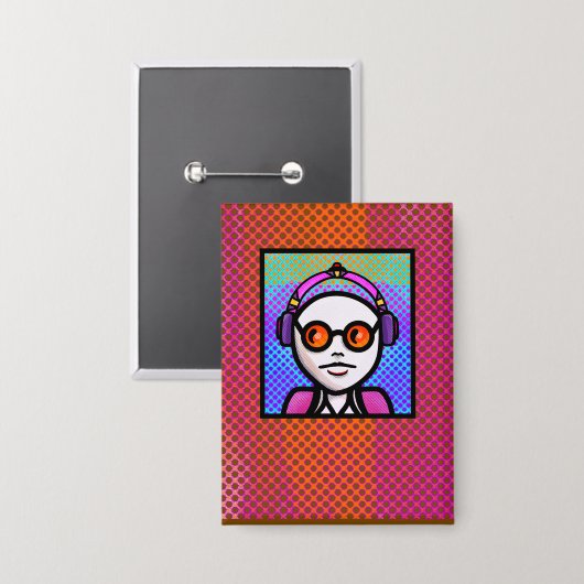 Look See in Shades Button (Vorderseite/Rückseite)