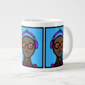 Look See in Shades Design Jumbo-Tasse (Vorderseite Rechts)