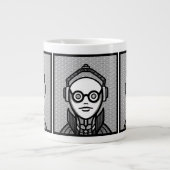 Look See in Shades Design Jumbo-Tasse (Vorderseite)