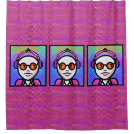 Look See in Shades Duschvorhang