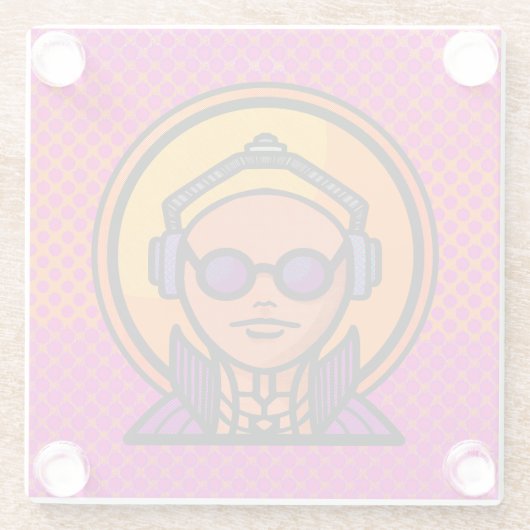 Look See In Shades  Glasuntersetzer (Rückseite)