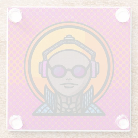 Look See In Shades  Glasuntersetzer (Rückseite)