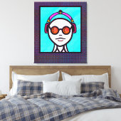 Look See in Shades Leinwanddruck (Insitu (Schlafzimmer))