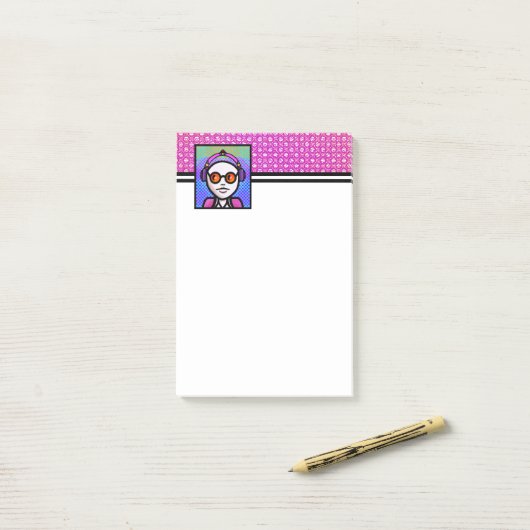 Look See in Shades Post-it Klebezettel (Auf Schreibtisch)