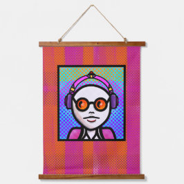 Look See in Shades Wandteppich Mit Holzrahmen