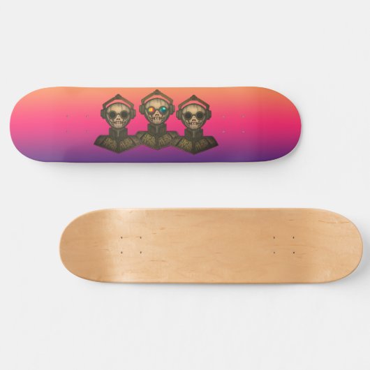 Look See skull Soup Mug Skateboard (Horizontal)
