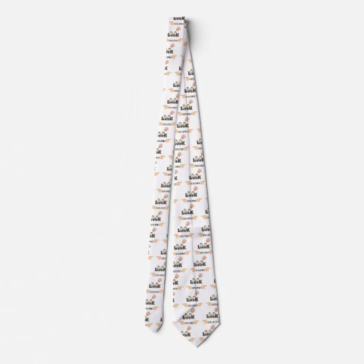 Look Stupid Necktie Krawatte (Rückseite)