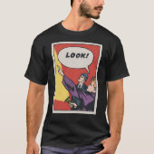 LOOK! The Thing in the Sky • Golden Era Comic Art T-Shirt (Vorderseite)
