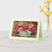 Look through birthday card karte (Gelbe Blume)