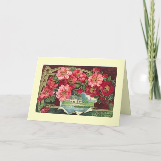 Look through birthday card karte (Vorderseite)