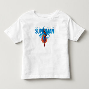 Look Up It's Superman Kleinkind T-shirt