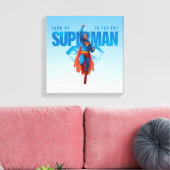 Look Up It's Superman Leinwanddruck (Insitu (Wohnzimmer))