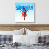 Look Up It's Superman Leinwanddruck (Insitu (Schlafzimmer))
