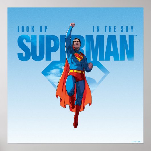 Look Up It's Superman Poster (Vorne)