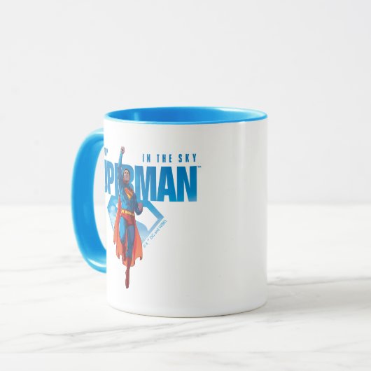 Look Up It's Superman Tasse (Vorderseite Links)