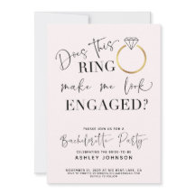 Look Verlobt Future Mrs. Ring Junggeselinnen-Absch