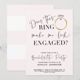 Look Verlobt Future Mrs. Ring Junggeselinnen-Absch Einladung