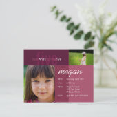 Look wer fünf wird ・ Einladung zum Geburtstag (Stehend Vorderseite)