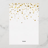 Look wer ist 21 Foto Collage Zeichen glücklichen G Folieneinladung (Rückseite)