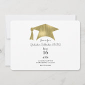 Look Who Graduated Abschluss 2 Foto Celebration Einladung (Rückseite)