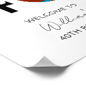 Look Who is 10. 20. 30. 40. 50. 60. Birthday Poster (Ecke)