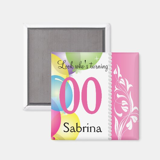 Look Who’s 00 00. Magnet (Vorderseite/Rückseite)