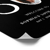 Look Who's 30 Foto 30. Geburtstag Begrüßungszeiche Poster (Ecke)