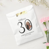 Look Who's 30 Minimal Foto 30. Geburtstag Geschenktütchen (Versiegelt)