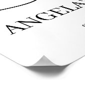 look who's 50 years old birthday photo collage poster (Ecke)