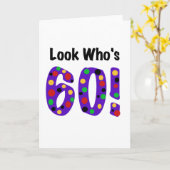 Look Who's 60 Karte (Gelbe Blume)