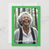 Look who's 85! Birthday Party Photo Einladung (Rückseite)