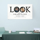 Look Who's Graduated Photo Graduation Party Banner (Messeveranstaltung)