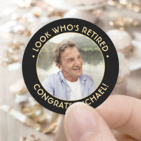 Look Who's Rent Black & Gold Rentirement Foto