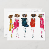 Lookbook Postkarte (Vorne/Hinten)