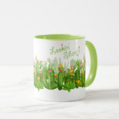 Lookin scharfe Wüsten-Kaktus-Blüte | Tasse (VorderseiteRechts)