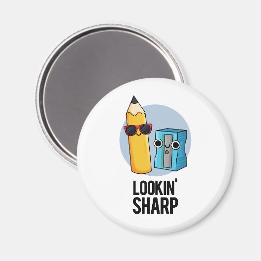 Lookin Sharp Funny Pencil Pub Magnet (Vorderseite/Rückseite)