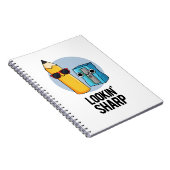 Lookin Sharp Funny Pencil Pub Notizblock (Rechte Seite)